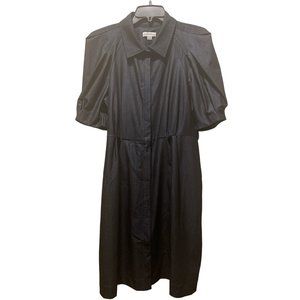 Calvin Klein Women's Puff-Sleeve Shirt Dress w/  2 pockets
